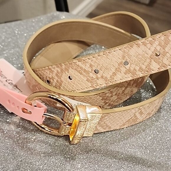 Juicy Couture Reversible Faix Snakeskin Belt main image 5